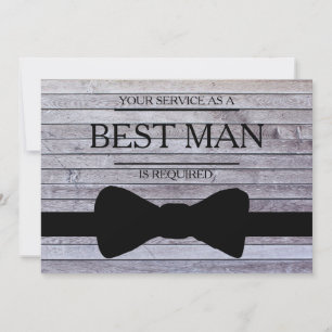 Invitación Se solicita su servicio como mejor hombre groomsma