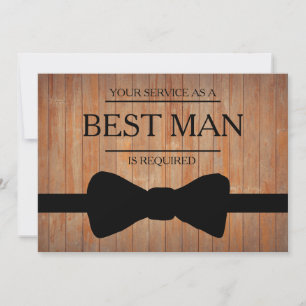 Invitación Se solicita su servicio como mejor hombre groomsma