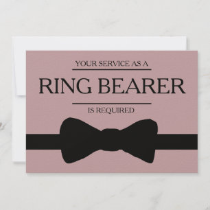 Invitación Se solicita su servicio como mejor hombre groomsma