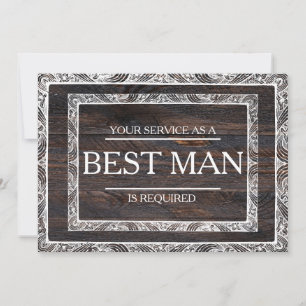 Invitación Se Solicita Su Servicio como Padrino de Boda Ayuda