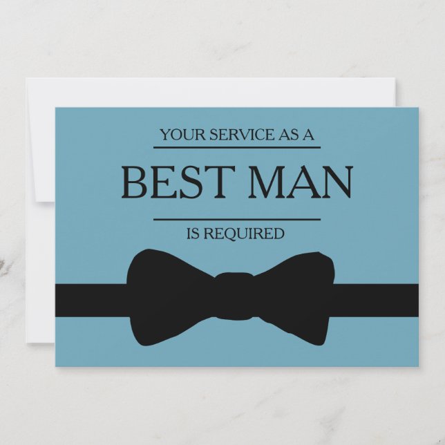 Invitación Se Solicita su Servicio como Padrino de Boda Ayuda (Anverso)