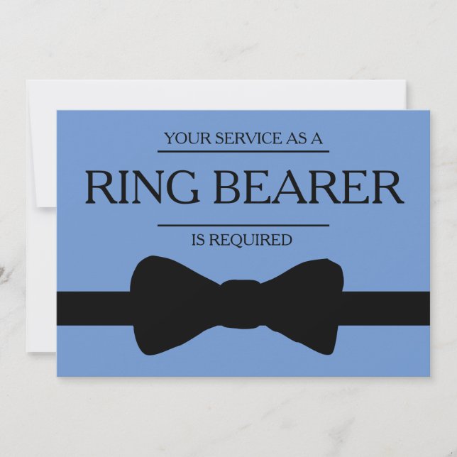 Invitación Se Solicita Su Servicio como Padrino de Boda Ayuda (Anverso)