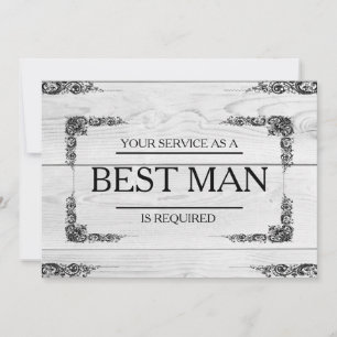 Invitación Se Solicita su Servicio como Padrino de Boda Ayuda