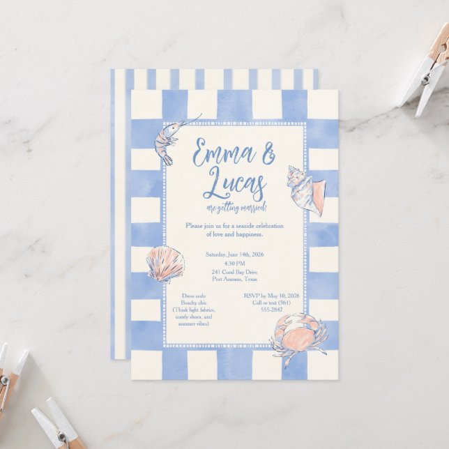 Invitación sea love Invitation (Anverso/Reverso In Situ)