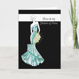 Invitación sea mi matrona del honor