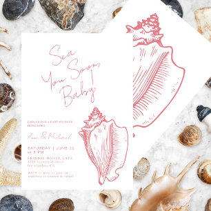 Invitación Sea usted pronto Moda del bebé Baby Shower de conc