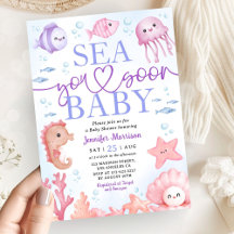 Sea You Soon Animales Marinos Chica Baby Shower