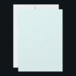 Invitación Seafoam Blank Linen<br><div class="desc">Papel de lino en blanco.</div>