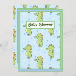 Invitación Seahorse Baby Shower