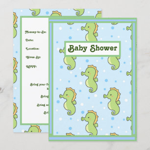Invitación Seahorse Baby Shower