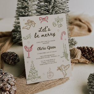 Invitación Seamos alegres Navidades de la mano de la ducha de