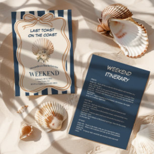Invitación Seashell Elegance Bachelorette