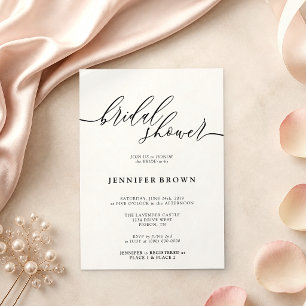 Invitación Secuencia Blanca Moderna Minimalista Limpia