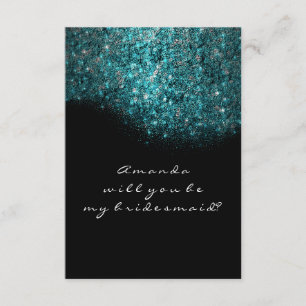 Invitación Secuencia de confetti blanco azul turquesa verde a