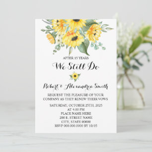 Invitación Seguimos Con Los Bodas Aniversarios De Renovación