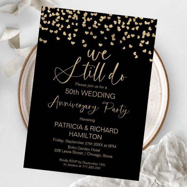 Invitación Seguimos cumpliendo el aniversario del Boda de oro (Subido por el creador)
