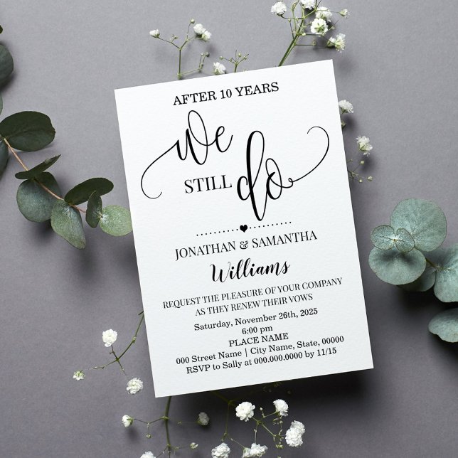 Invitación Seguimos cumpliendo el Aniversario del Boda Minima (Subido por el creador)