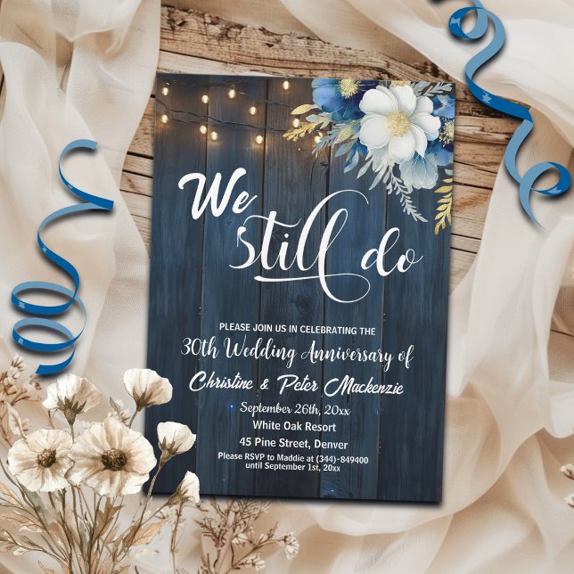 Invitación Seguimos haciendo 30° Aniversario Boda (Subido por el creador)