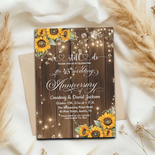 Invitación Seguimos Haciendo 45° Aniversario Boda (Subido por el creador)