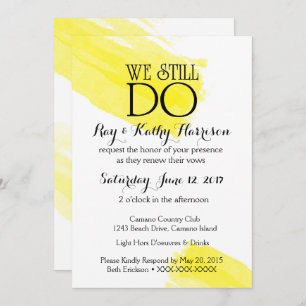 Invitación Seguimos Invitando a Aniversario Boda