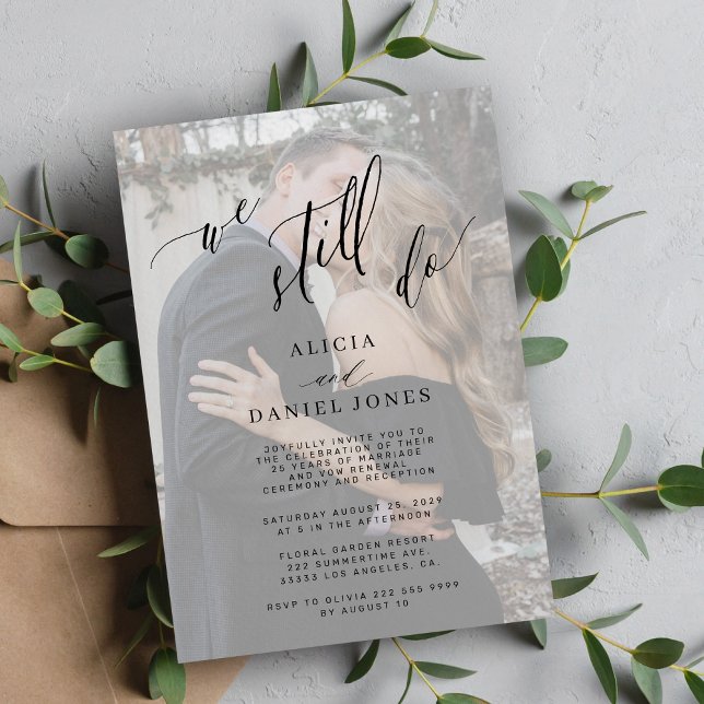 Invitación Seguimos prometiendo la renovación del elegante an (Subido por el creador)