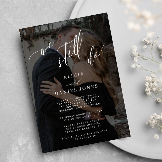 Invitación Seguimos prometiendo la renovación del elegante an (Subido por el creador)