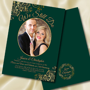 Invitación Seguimos prometiendo renovación a Boda de oro y es