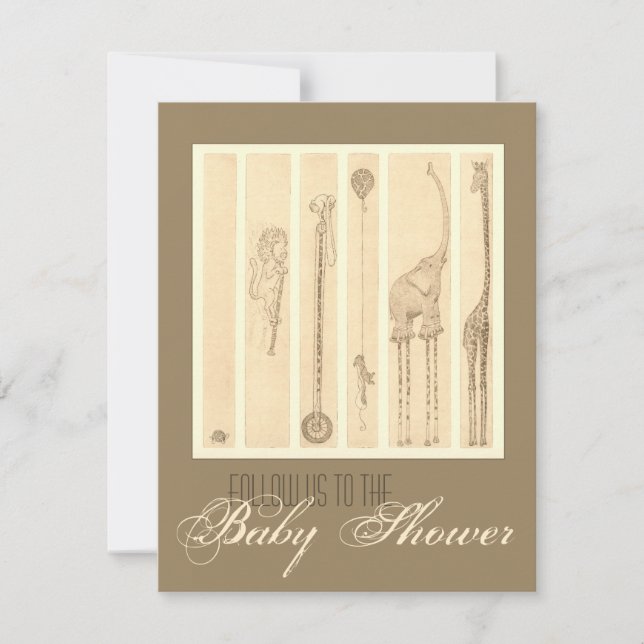 Invitación Seguir al líder [jirafa] (Anverso)