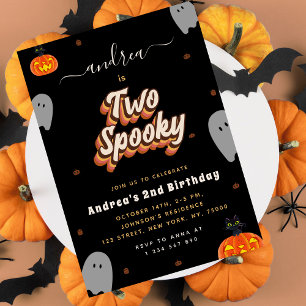 Invitación Segunda fiesta de cumpleaños de Halloween