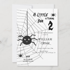 Invitación Segunda Jornada de Araña Blanca y Negra de Hallowe