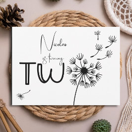 Invitación Segundo cumpleaños de Dandelion