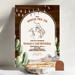 Invitación Segundo cumpleaños de la Rootina Mexicana del Desi