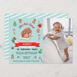 Invitación Segundo cumpleaños de los Navidades de la Casa Ros