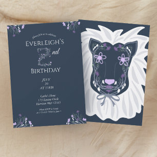 Invitación Segundo Cumpleaños del León de la Jungla Encantada