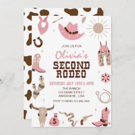 Invitación Segundo cumpleaños del Rodeo Rosa Occidental