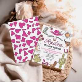 Invitación Segundo cumpleaños del Rodeo Rosa Occidental