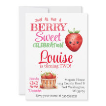Segundo cumpleaños Fiesta Berry Kids Birthday