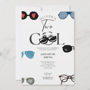 Invitación Segundo cumpleaños gracioso y neutral de género