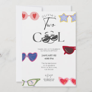 Invitación Segundo cumpleaños gracioso y neutral de género