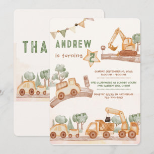 Invitación Segundo cumpleaños personalizado para el niño