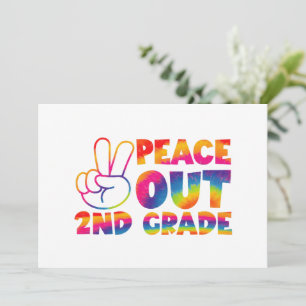 Invitación Segundo Grado de Colectivo de Tie Dye el Día Pasad