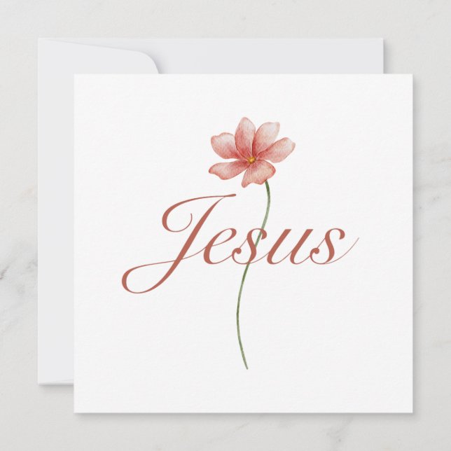 Invitación Seguro En La Mano Del Padre Cristianismo Fe Biblia (Reverso)