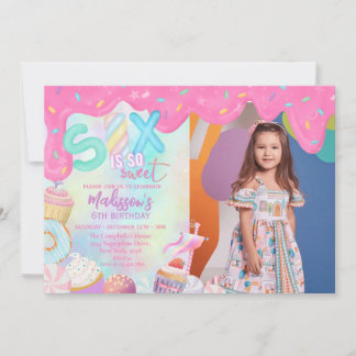 Invitación seis es tan dulce
