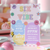 Seis es una fiesta de cumpleaños de Vibe Preppy Pa