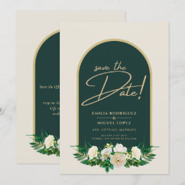 Invitación Selva blanca Boda Verde de Invierno Boda de Invier