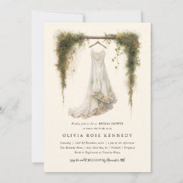 Invitación Selva de acuarela encantada Ducha nupcial bohemian