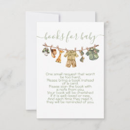 Invitación Selva de Safari de la selva trae un libro