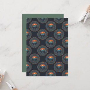 Invitación Selva virgen impresa Polka Dot Mandala