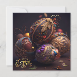 Invitación Semana Santa. Huevos mágicos de Pascua