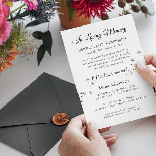 Invitación Semillas de Deseo: Una Celebración Conmovedora de
